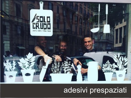 Adesivi prespaziati a Roma.